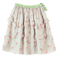 Caramel Rose Bouquet Print Azalea Skirt