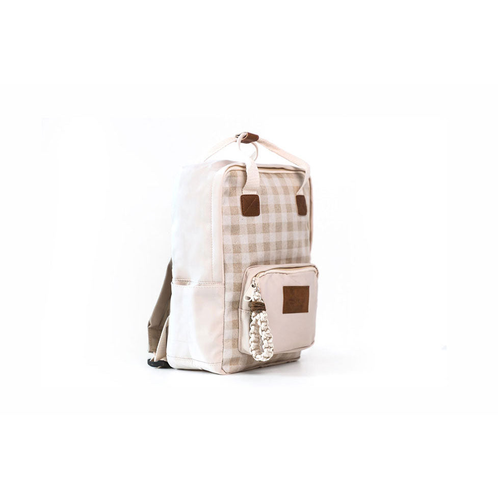Mrs. Ertha Classic Squares School Backpack