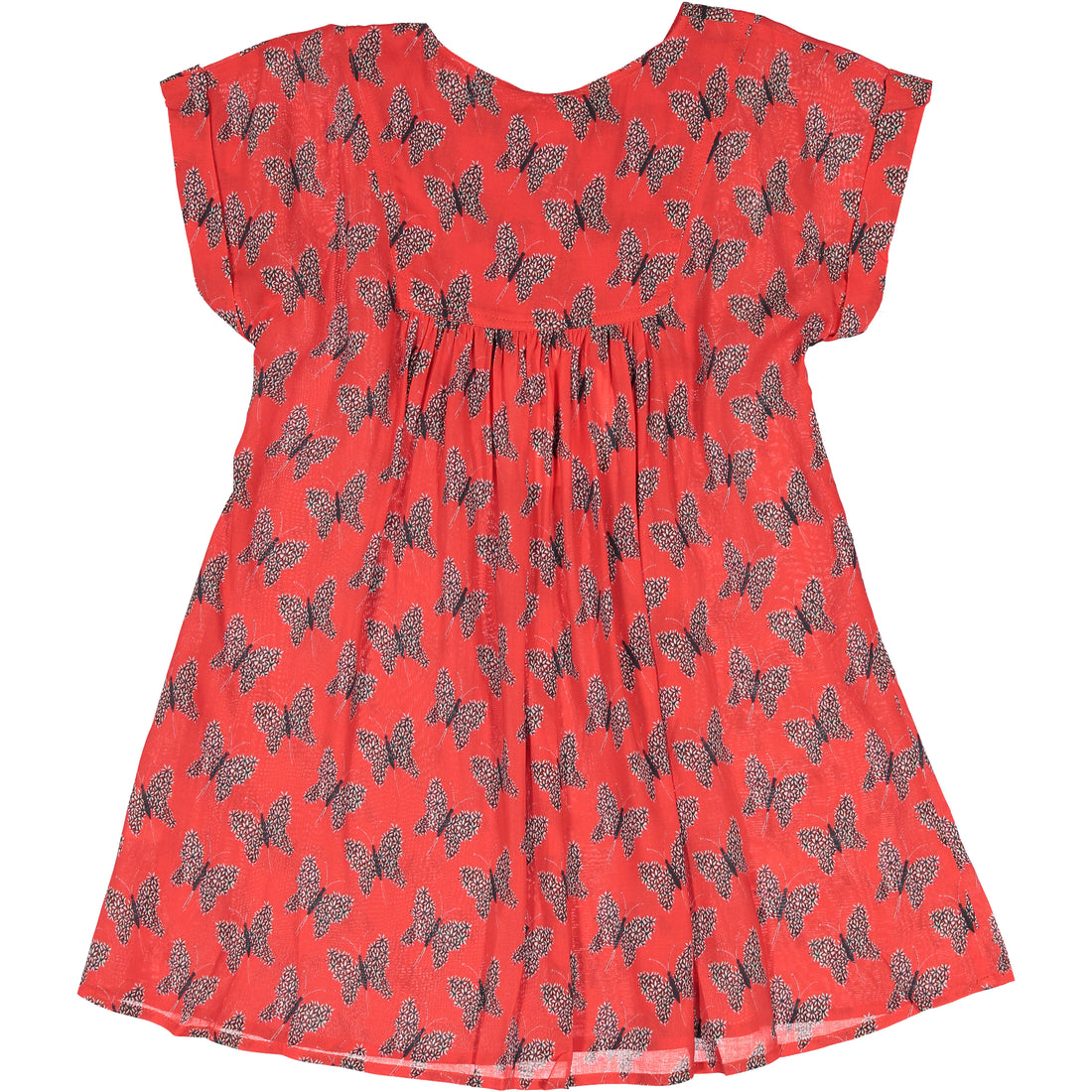 Maan Red Butterfly Dress - Ladida