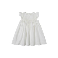 Bene Bene  Ivory Sheer Frill Layered Dress