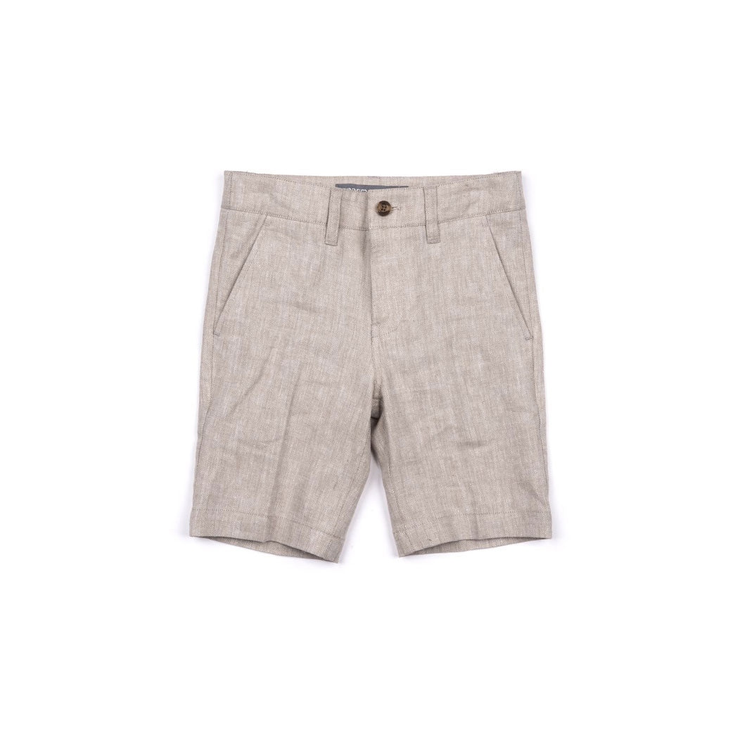 Appaman Khaki Herringbone Trouser Shorts