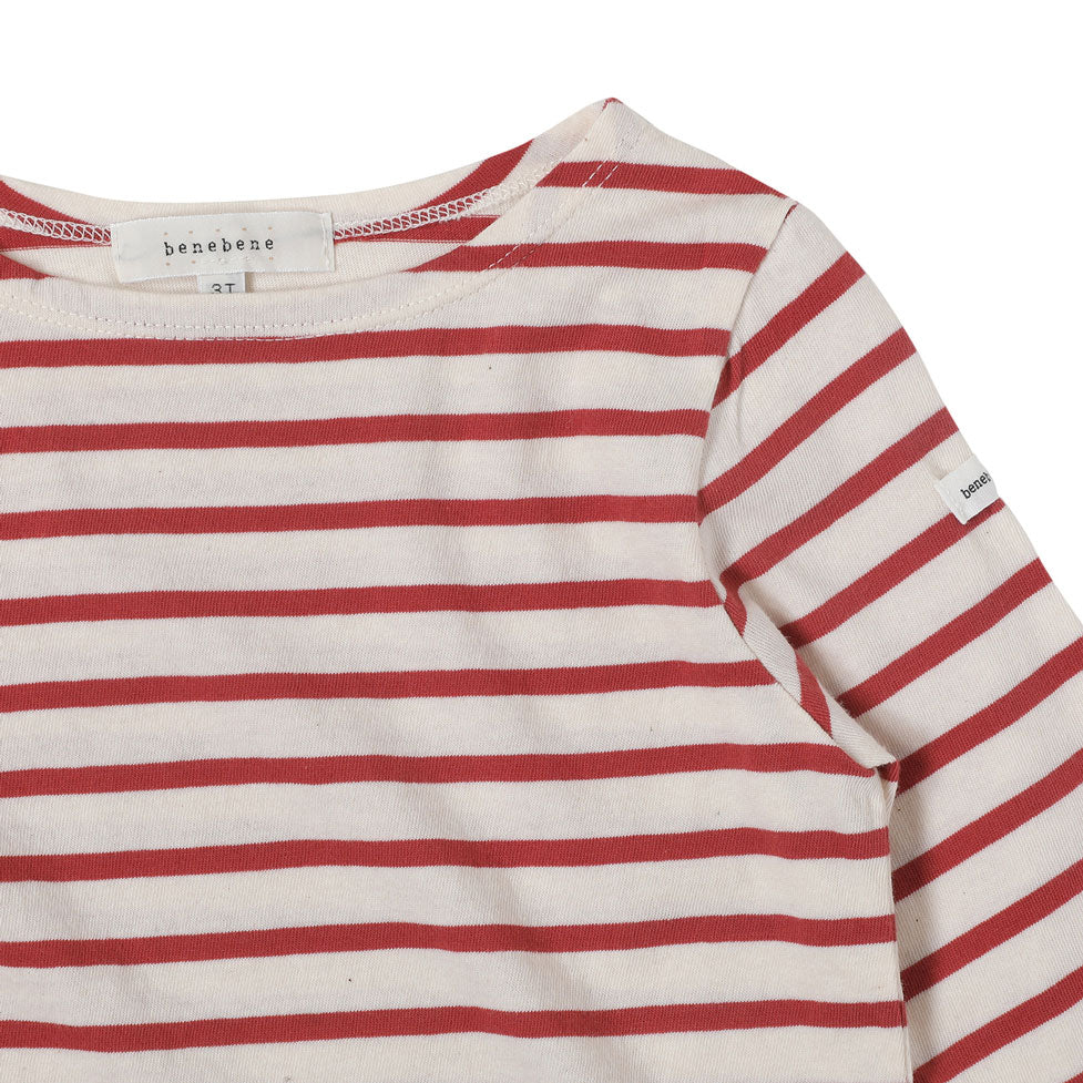 Bene Bene  Red Inn Stripe Tee