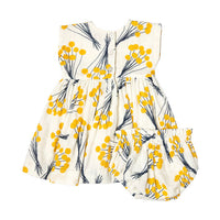 Pink Chicken Baby Adaline Dress Set - Yellow Pom Pom