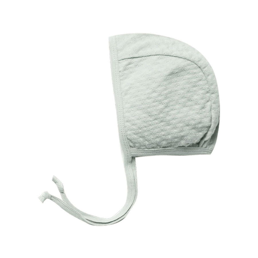 Quincy Mae Sea Glass Pointelle Baby Bonnet