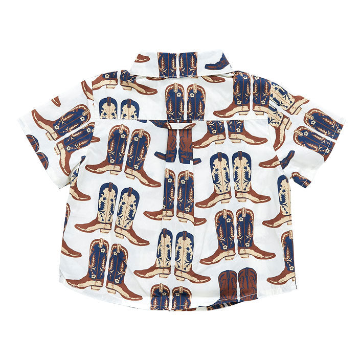 Pink Chicken Jack Shirt - Cowboy Boots