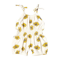 Pink Chicken Baby Organic Luna Romper - Floating Daisy