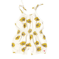 Pink Chicken Baby Organic Luna Romper - Floating Daisy