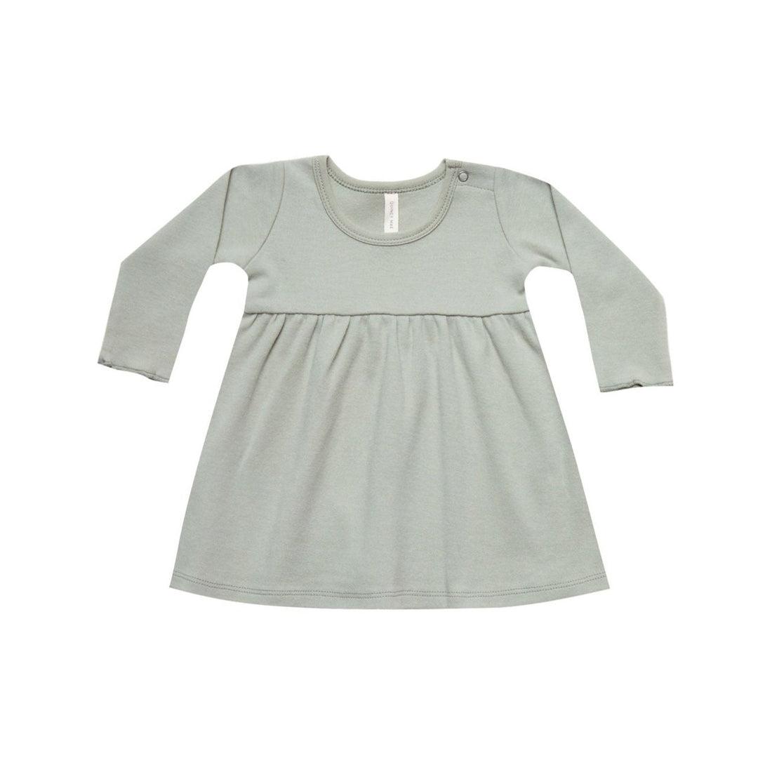 Quincy Mae Sage Organic Brushed Jersey Baby Dress