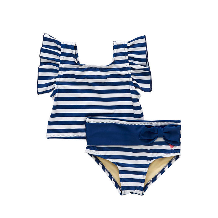 Pink Chicken Elise Tankini - Navy Stripe