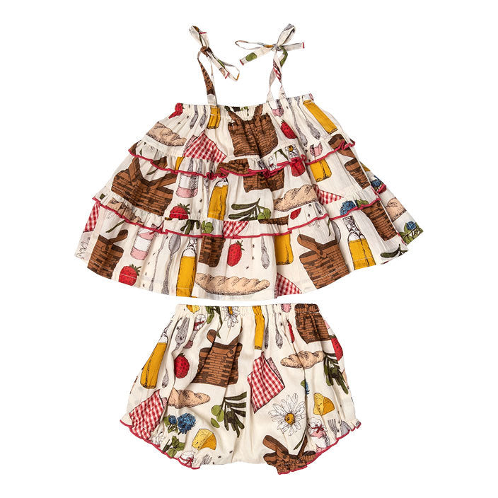 Pink Chicken Baby Garden 2-Piece Set - Parisian Picnic