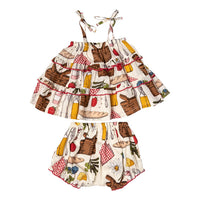 Pink Chicken Baby Garden 2-Piece Set - Parisian Picnic