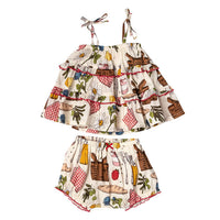Pink Chicken Baby Garden 2-Piece Set - Parisian Picnic