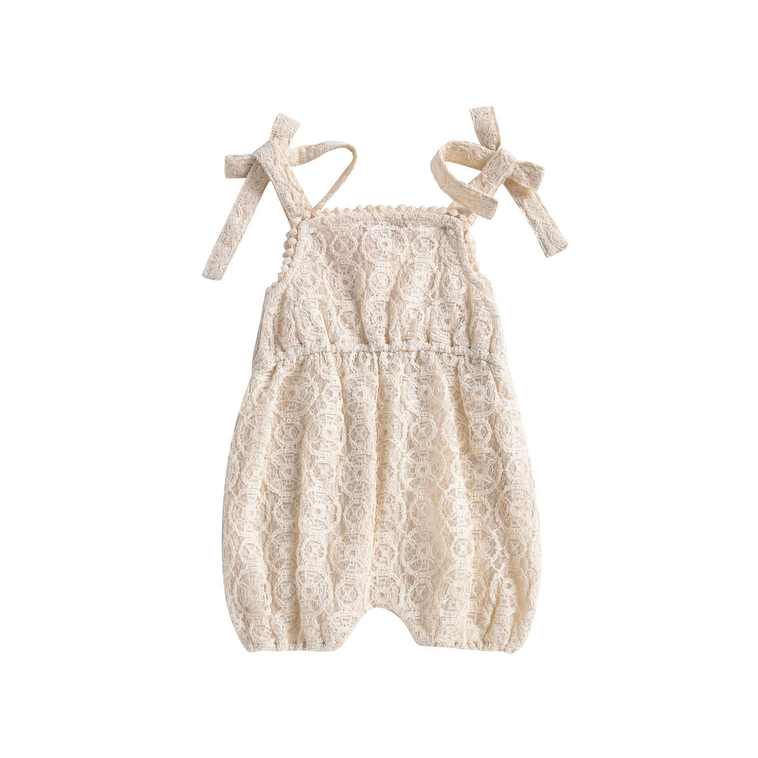 Louise Misha Cream Sparkle Lace Karla Overalls