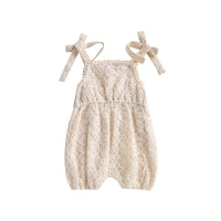 Louise Misha Cream Sparkle Lace Karla Overalls