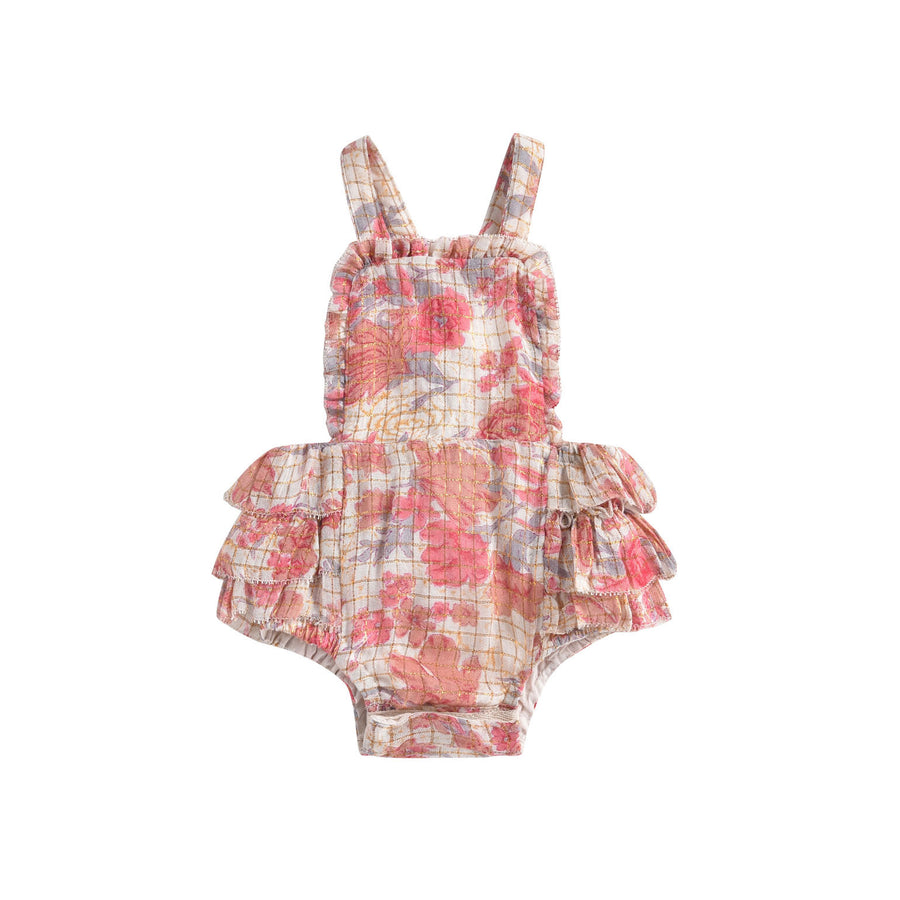 Louise Misha Pink Flowers Izamal Romper