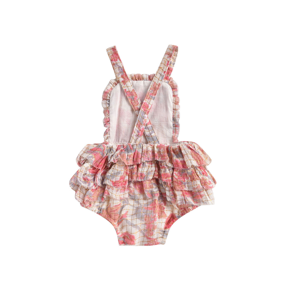 Louise Misha Pink Flowers Izamal Romper