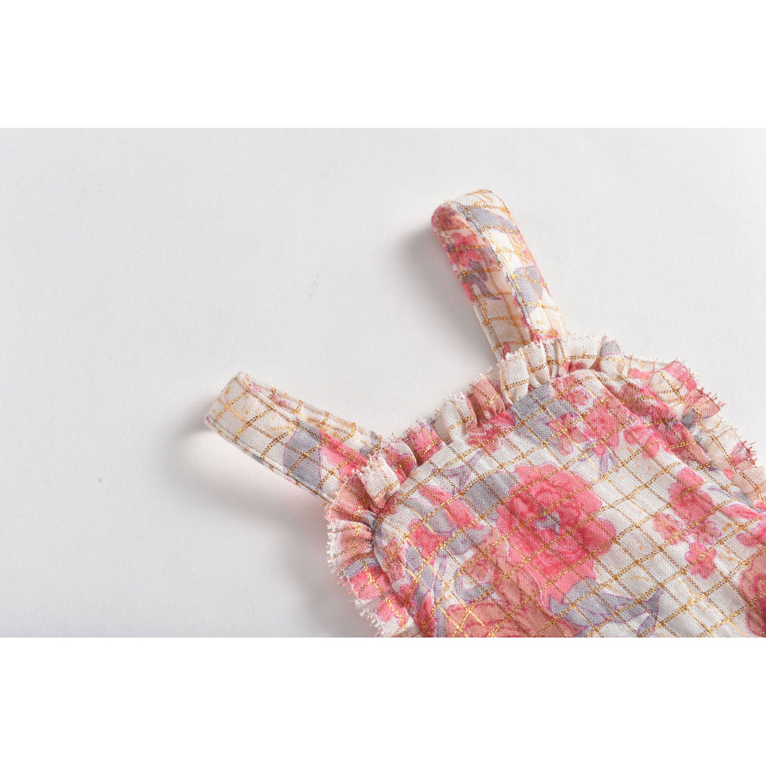 Louise Misha Pink Flowers Izamal Romper