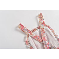 Louise Misha Pink Flowers Izamal Romper