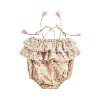 Louise Misha Lemon Flowers Kumal Romper