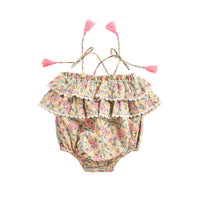 Louise Misha Lemon Flowers Kumal Romper