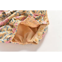 Louise Misha Lemon Flowers Kumal Romper