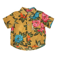 Pink Chicken Baby Jack Shirt - Hawaiian Floral