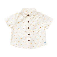 Pink Chicken Ditsy Orange Baby Jack Shirt