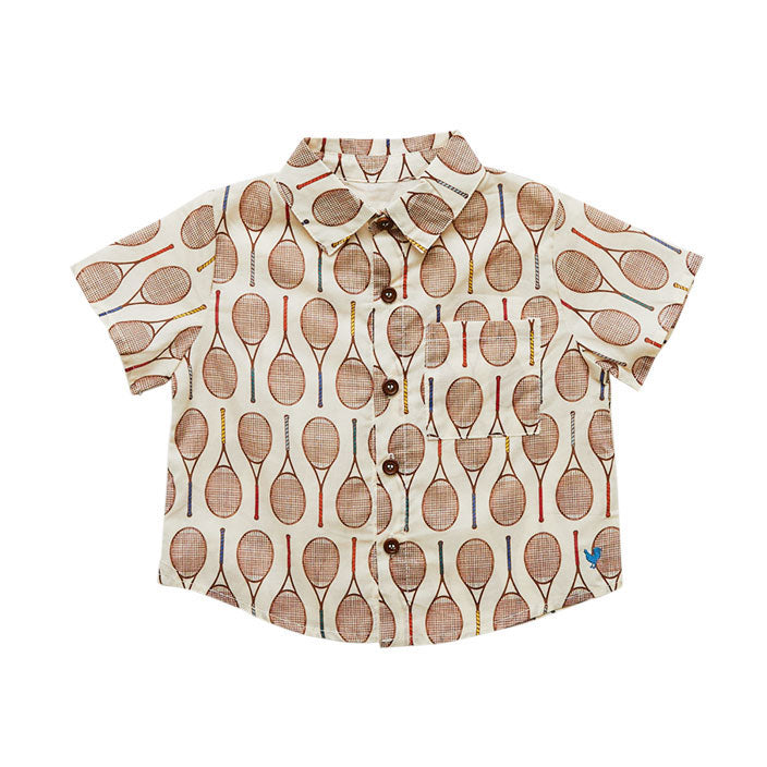 Pink Chicken Tennis Rackets Baby Jack Shirt