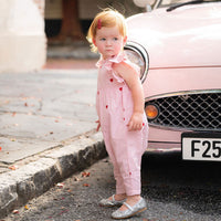 Pink Chicken Baby Jennifer Jumper - Heart Embroidery