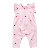 Pink Chicken Baby Jennifer Jumper - Heart Embroidery