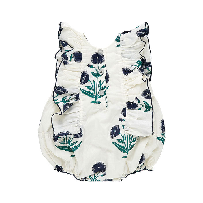 Pink Chicken Baby Katniss Bubble - Navy Dandelion