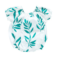 Pink Chicken Baby Lexi Bubble - Jungle Leaf