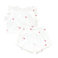 Pink Chicken Baby Roey 2-Piece Set - Pink Chickens