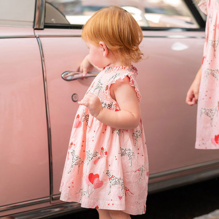 Pink Chicken Baby Stevie Dress Set - I Heart Dalmations