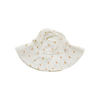 Pink Chicken Ditsy Oranges Sun Hat