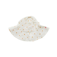 Pink Chicken Ditsy Oranges Sun Hat