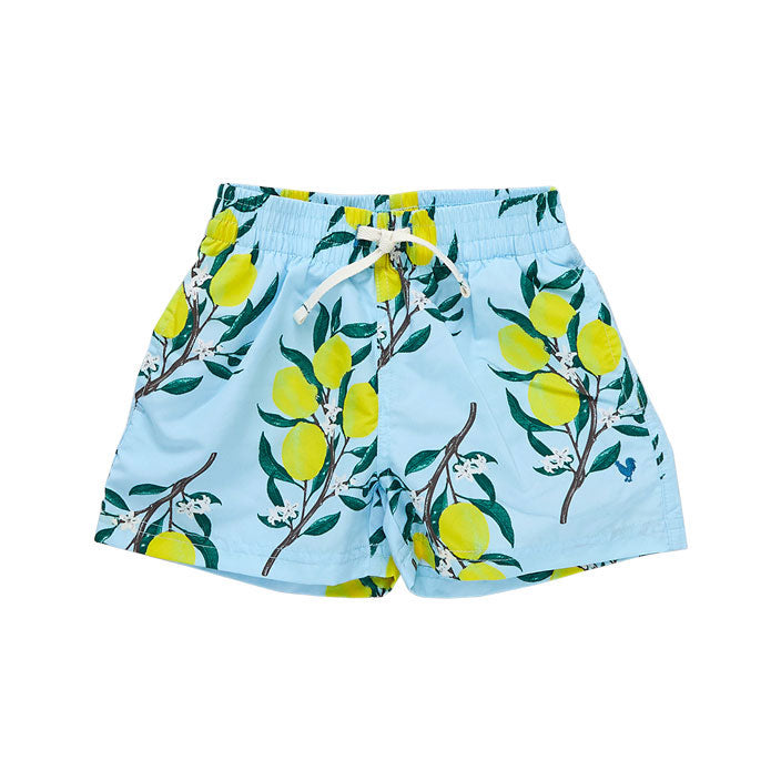 Pink Chicken Swim Trunks - Lemon Branch