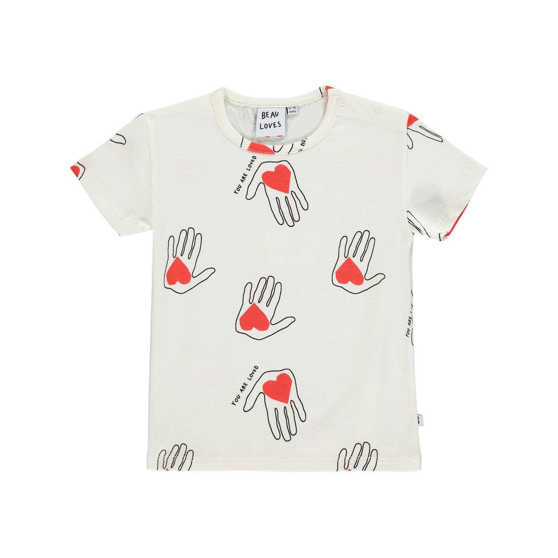 Beau Loves Natural Hold My Heart Baby T-Shirt