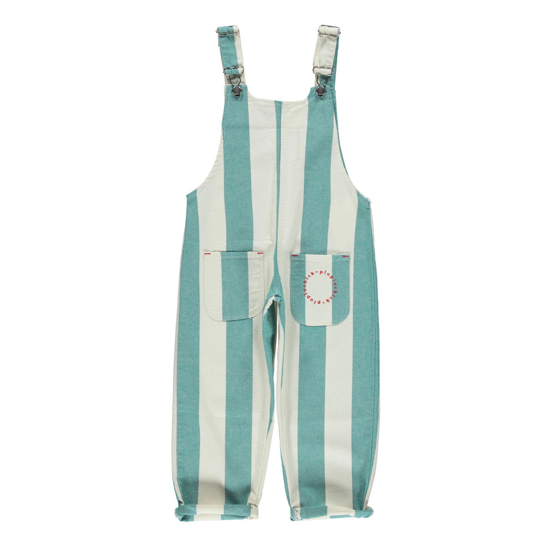 Piupiuchick Emerald Stripes Pocket Jumpsuit