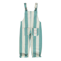 Piupiuchick Emerald Stripes Pocket Jumpsuit
