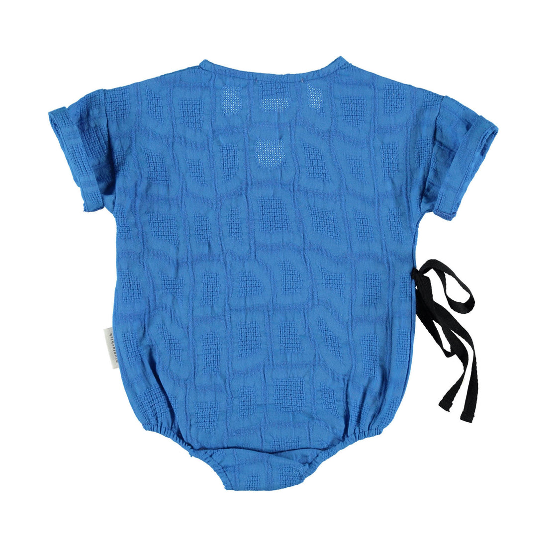 Piupiuchick Indigo Textured Kimono Romper