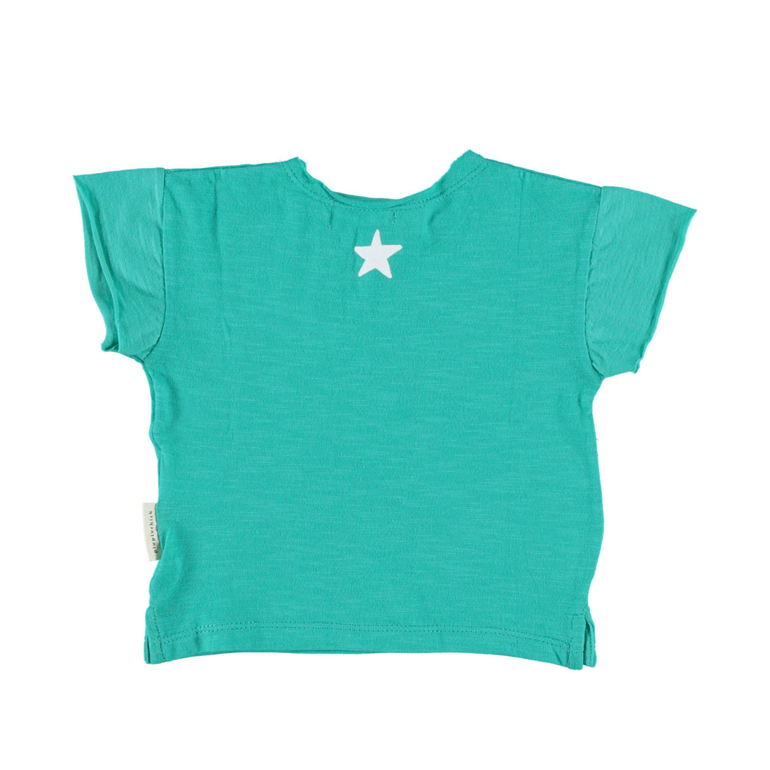Piupiuchick Green Jersey Logo Baby Tee