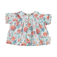 Piupiuchick Flowers Gauze Baby Collar Blouse