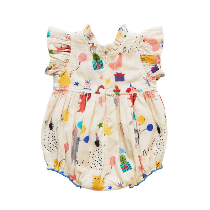 Pink Chicken Birthday Buddies Jennifer Romper – Ladida