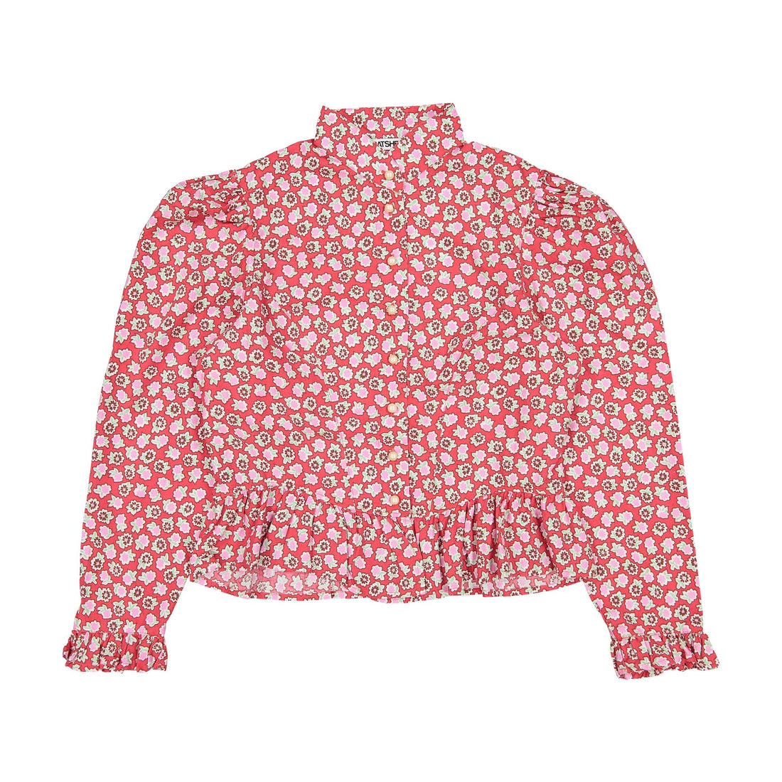 Batsheva blouses Batsheva Red Disty Floral Grace Women&