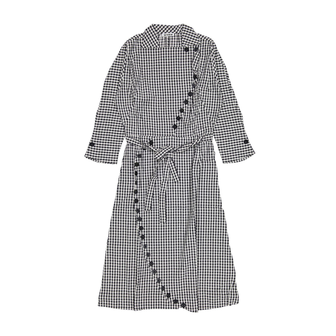Batsheva Black Gingham Bella Womens Dress Ladida Batsheva Black Gingham Bella Womens Dress Ladida