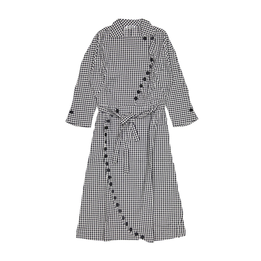 Batsheva dresses Batsheva Black Gingham Bella Womens Dress