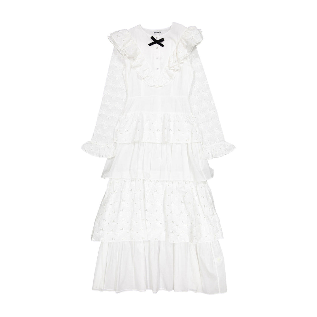 Batsheva dresses Batsheva White Broderie Michele Women&