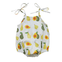 Pink Chicken Wan Blue Avocado Pear Ester Romper