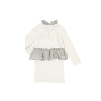 Bene Bene Ivory Warm Frill Dress - Ladida